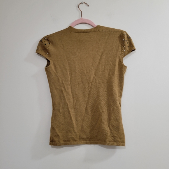 Gianni Versace wool neck short sleeve ssweater 40 - Picture 2 of 5